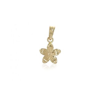 Zawieszka złota kwiat diamentowany 585